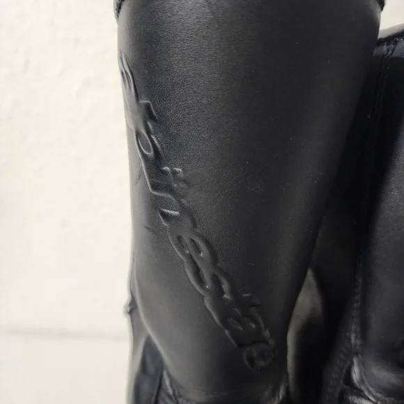Alpinestars Gore-Tex Waterproof Motorcycle Riding Boots Black Leather Unisex 39 - Picture 9 of 10
